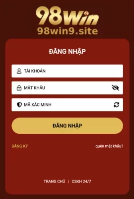 Đăng Ký Tài Khoản 98WIN9